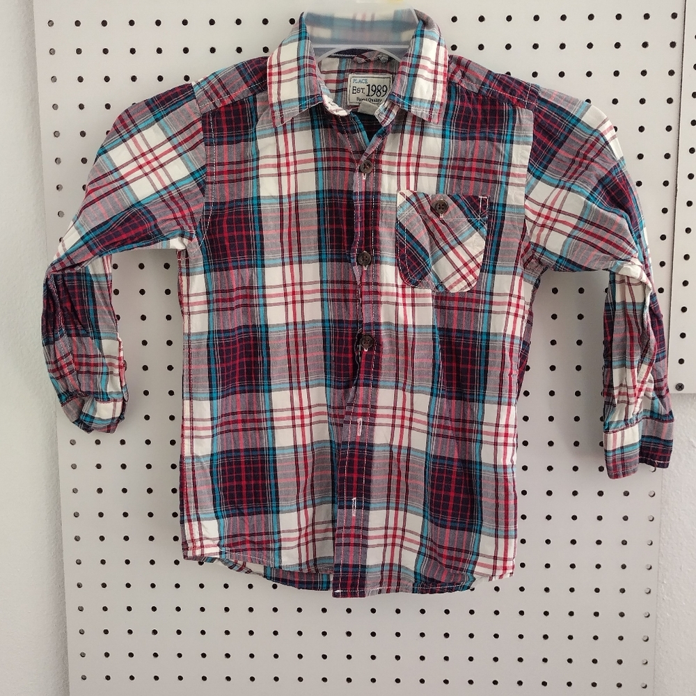 Children's place flannel shirt